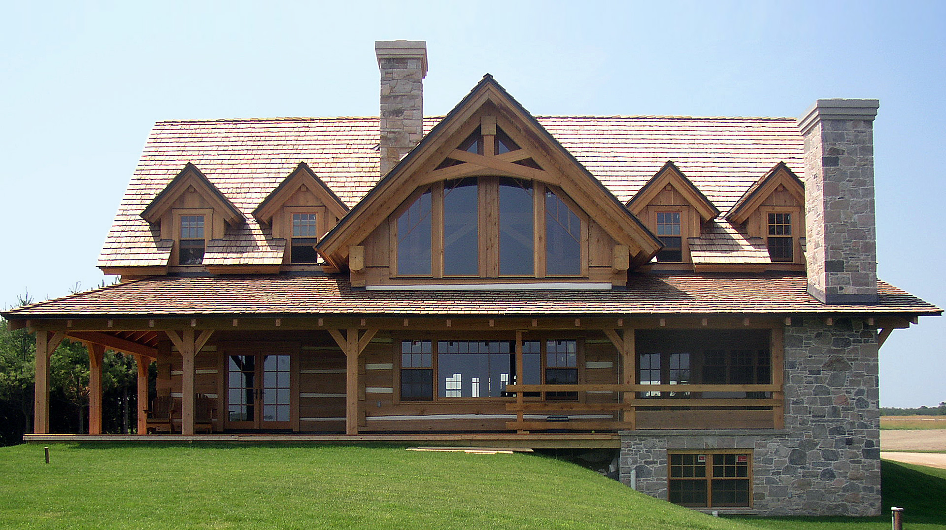 log and timber, round to square